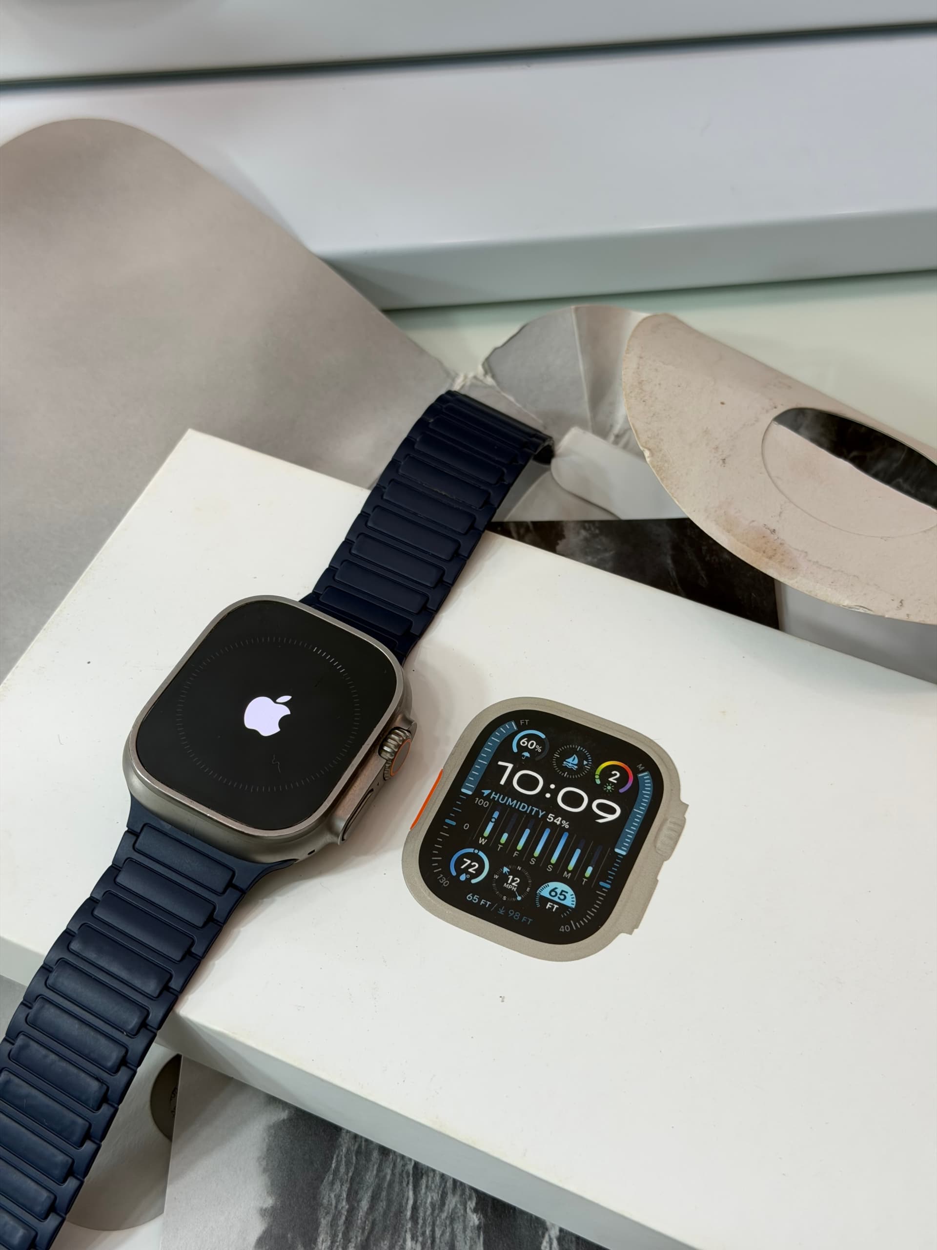 Apple I Watch series ultra 2 titanium con caja impecable 49mm ✅✨