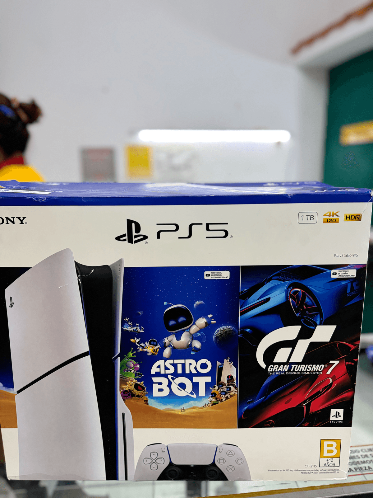 Ps5 Slim versión de disco de 1 tb tiene caja y está impecable sin detalles NO REACONDICIONADO ✅✨